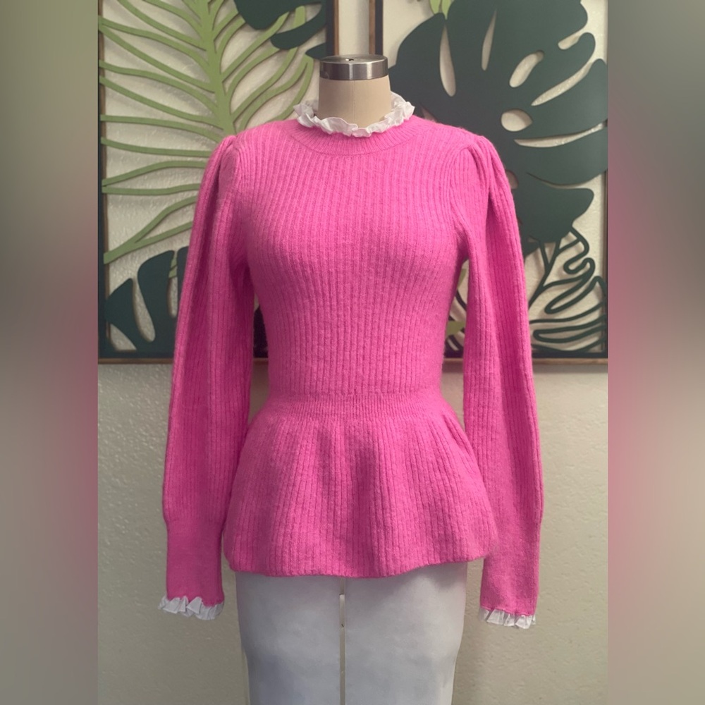 River island hot pink sweater top